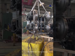 높은 하중과 내구성 프레임을 갖춘 25t 차축 하중 미터 게이지 왜건 대차